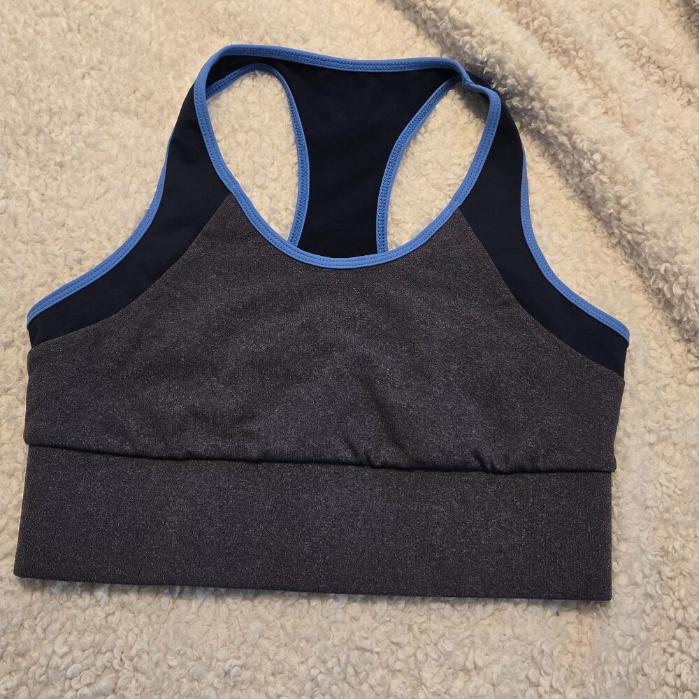 Heroine Sport - Medium Sports bra - EUC - Navy/Grey